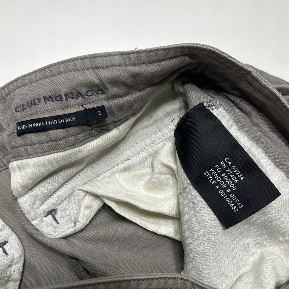 Club Monaco Gray Ankle Cropped Pants - Picture 4 of 4
